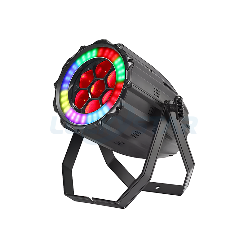 Indoor 7x40W 4in1 Zoom LED Par With 80x0