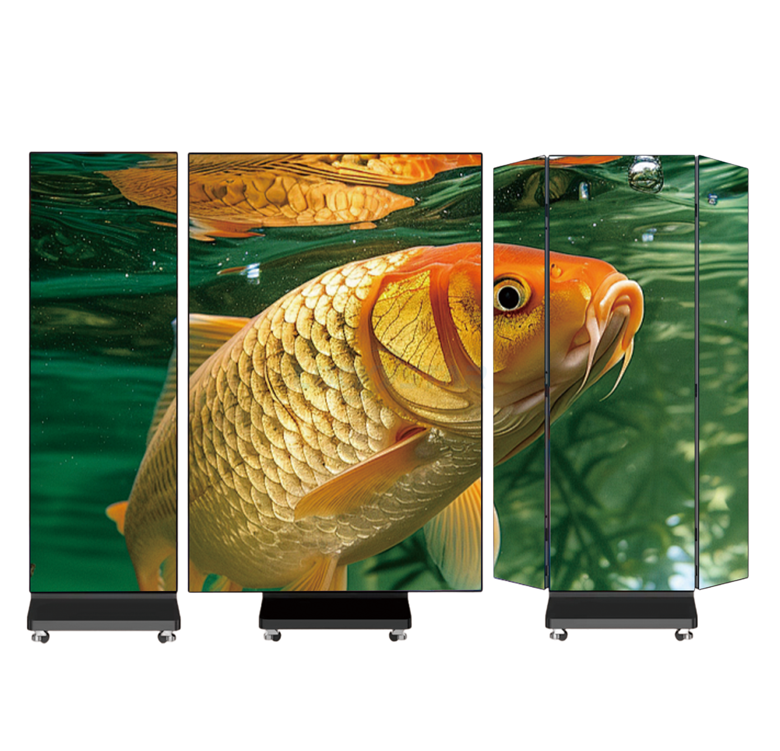Tri-fold LED Poster Screen